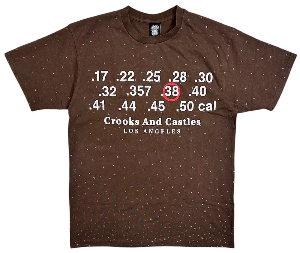Crooks & Castles Men's T-Shirt Heavyweight Relaxed Fit Caliber Tee